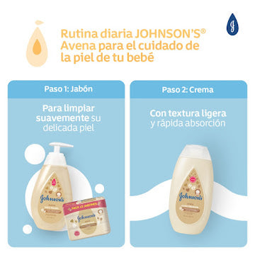 Jabón Johnson’s Baby Avena Tripack 330 g