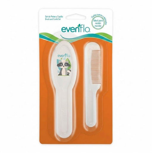 Set De Peine Y Cepillo Para Bebe Diseños: Zorro - Evenflo Evenflo Blister X 2 Und