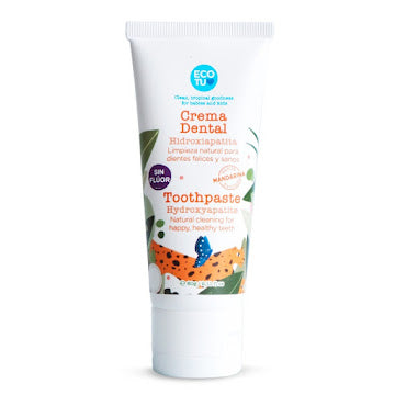 Crema Dental Eco Tu Sin Fluor Sabor A Mandarina X 60 Gr