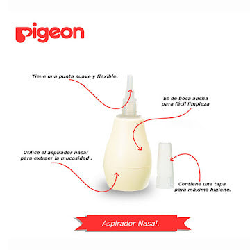 Aspirador Nasal Pigeon Tipo Pera x 1 und