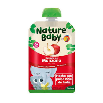 Compota Nature Baby By Hit Manzana X 90 Gr