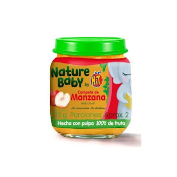 Compota Nature Baby 100% Manzana Frasco X 113 Gr
