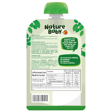 Compota Nature Baby Pera X 90 Gr