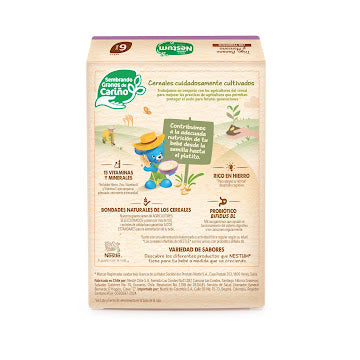 Cereal Infantil Nestum Trigo Banano Manzana Caja X 200 Gr