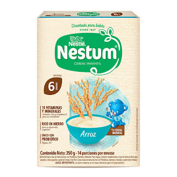 Cereal Infantil Nestum Arroz Caja X 350 Gr