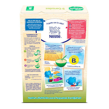 Cereal Infantil Nestum 5 Cereales Caja X 350 Gr