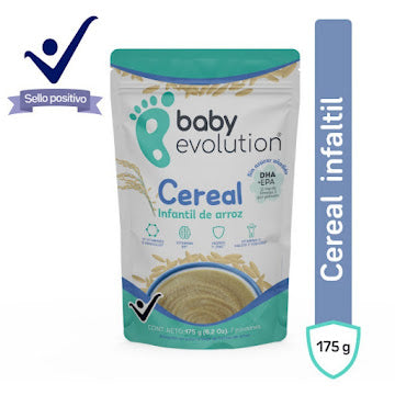 Cereal Infantil Baby Evolution Arroz Sin Azúcar X 175 Gr