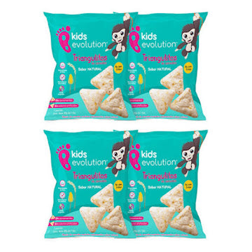 Snack Cereal Kids Evolution Sabor Natural X 4 Paquetes