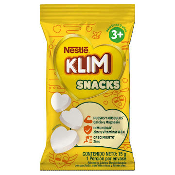 Snack Para Niños Klim De Corazones Sobre X 15 Gr