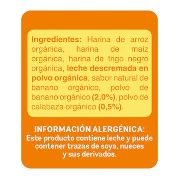 Galletas Baby Evolution Smart Bites Banano Calabaza X 60 Gr
