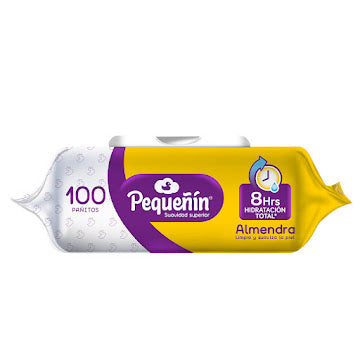 Toallitas Húmedas Pequeñín Almendra X 100 Und