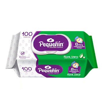 Toallitas Húmedas Pequeñín Aloe X 100 Und