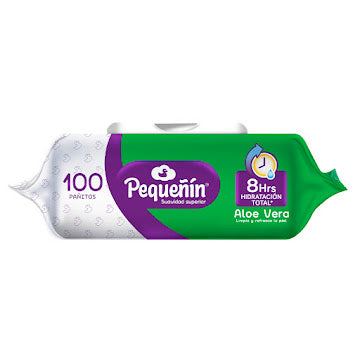 Toallitas Húmedas Pequeñín Aloe X 100 Und