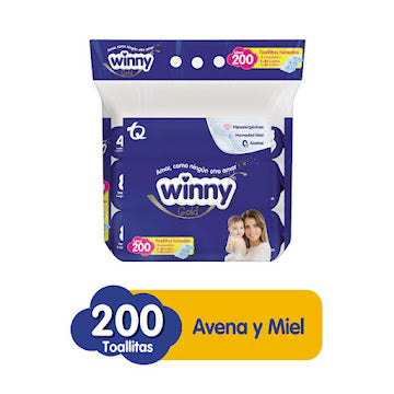 Toallitas Humedas Winny Avena X 200 Und