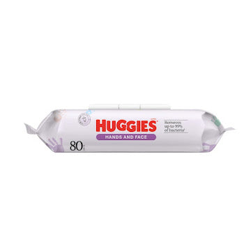 Toallitas Húmedas Huggies Manitos Y Carita 0% Alcohol Paquete X 80 Und