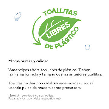 Toallitas Húmedas Para Bebés Waterwipes Sin Alcohol Pack X 180 Und