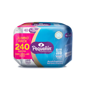 Toallitas Húmedas Pequeñin Acolchamax Jumbo Pack X 240 Und