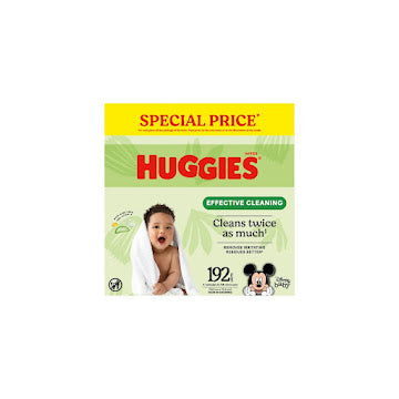 Toallas Húmedas Huggies Limpieza Efectiva Paquete X 192 Und