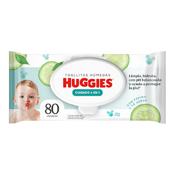 Toallitas Húmedas Huggies Limpieza Y Frescura Paquete X 80 Und