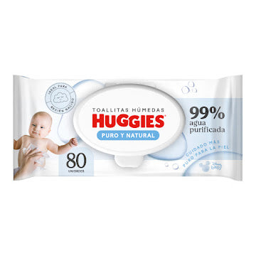Toallitas Húmedas Huggies Recién Nacido Sin Alcohol X80und