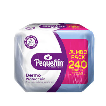 Pañitos Húmedos Pequeñín Dermo Protección X 240 Und