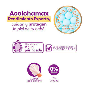 Toallitas Húmedas Pequeñín Acolchamax Paquete X 80 Und