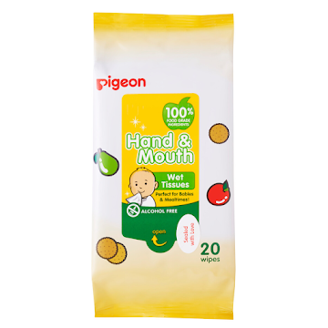 Toallitas Húmedas Pigeon Manos Y Rostro X 20 Und