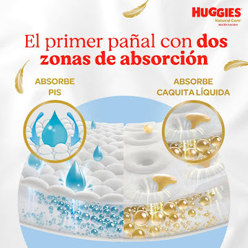 Pañales Huggies Natural Care Etapa 1/p X 30 Und