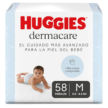 Pañales Huggies Dermacare Etapa 2 Paquete X 58 Und