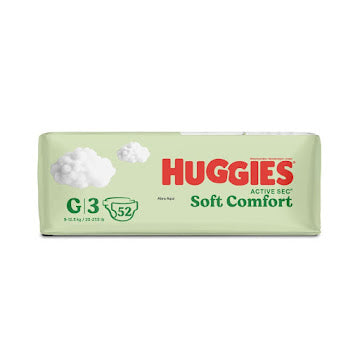 Pañales Huggies Active Sec Etapa 3G X 52 Und