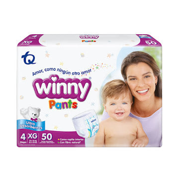 Pañales Winny Pants Etapa 4 Xg X 50 Und