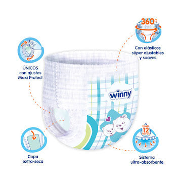 Pañales Winny Pants Etapa 4 Xg X 50 Und