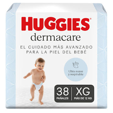 Pañales Huggies Dermacare Etapa 4/xg X 38 Und