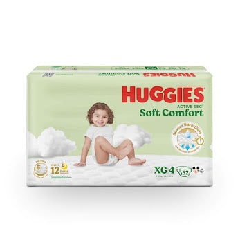 Pañales Huggies Active Sec Etapa 4 Xg  X 52 Und