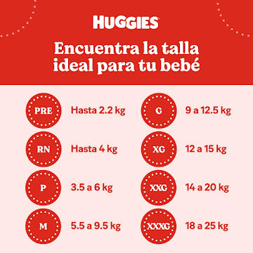 Pañal Huggies Natural Care Etapa 4 Xg Unisex Paquete X 52 Und