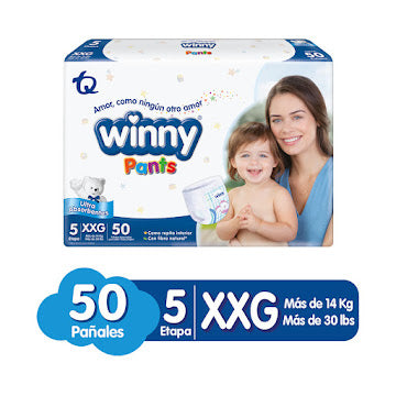 Pañales Winny Pants Xxg Etapa 5 X 50 Und