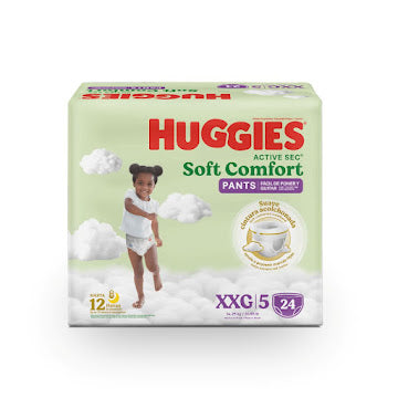 Pañales Pants Huggies Active Sec Etapa 5 Xxg X 24 Und