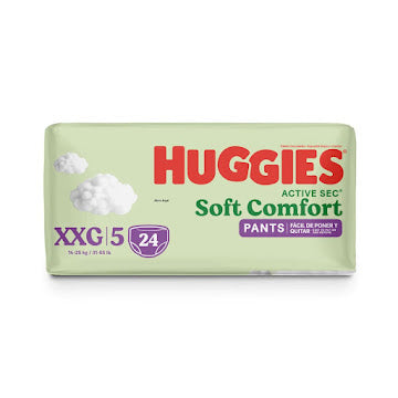 Pañales Pants Huggies Active Sec Etapa 5 Xxg X 24 Und