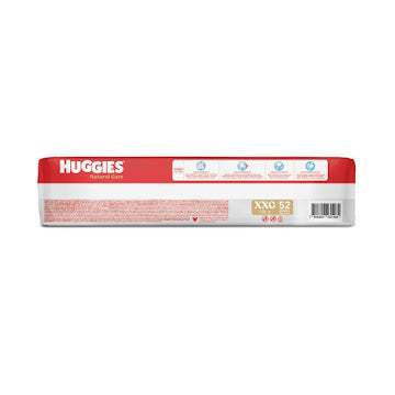 Pañales Huggies Natural Care Xxg Etapa 5 X 52 Und