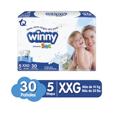 Pañales Winny Ultratim Sec Xxg Etapa 5 X 30 Und