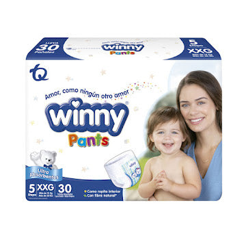 Pañales Winny Pants Xxg Etapa 5 X 30 Und