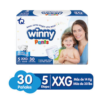 Pañales Winny Pants Xxg Etapa 5 X 30 Und