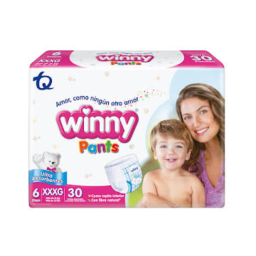 Pañales Winny Pants Xxxg Etapa 6 X 30 Und
