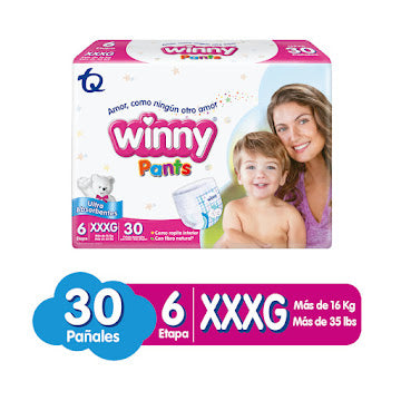 Pañales Winny Pants Xxxg Etapa 6 X 30 Und