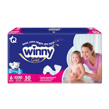 Pañal Winny Gold Etapa 6 Xxxg Paquete X 30 Und