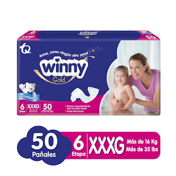Pañal Winny Gold Etapa 6 Xxxg Paquete X 30 Und