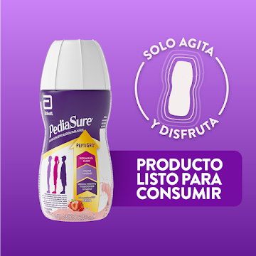 Complemento Nutricional Pediasure Peptigro Fresa Líquido X 220 Ml