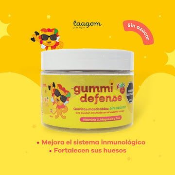 Gomitas Infantiles Laagom Gummi Defense Frasco X 60 Und
