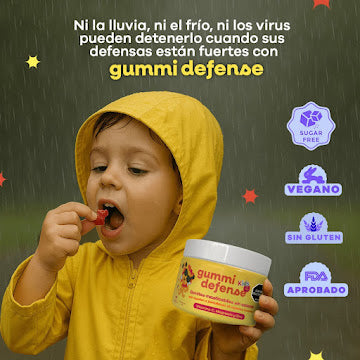 Gomitas Infantiles Laagom Gummi Defense Frasco X 60 Und