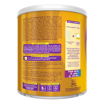 Complemento Nutricional Klim Nutriadvance Lata X 800 Gr